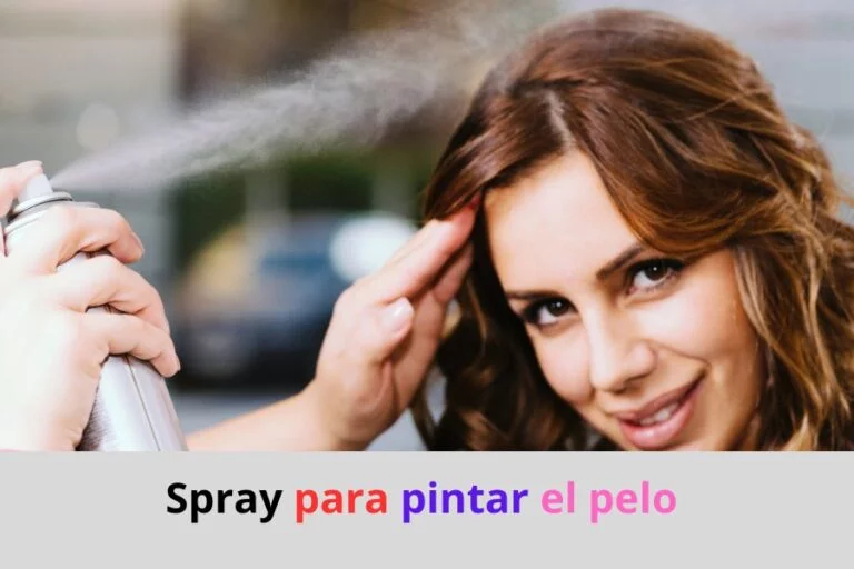 Spray para pintar el pelo que se quita con agua